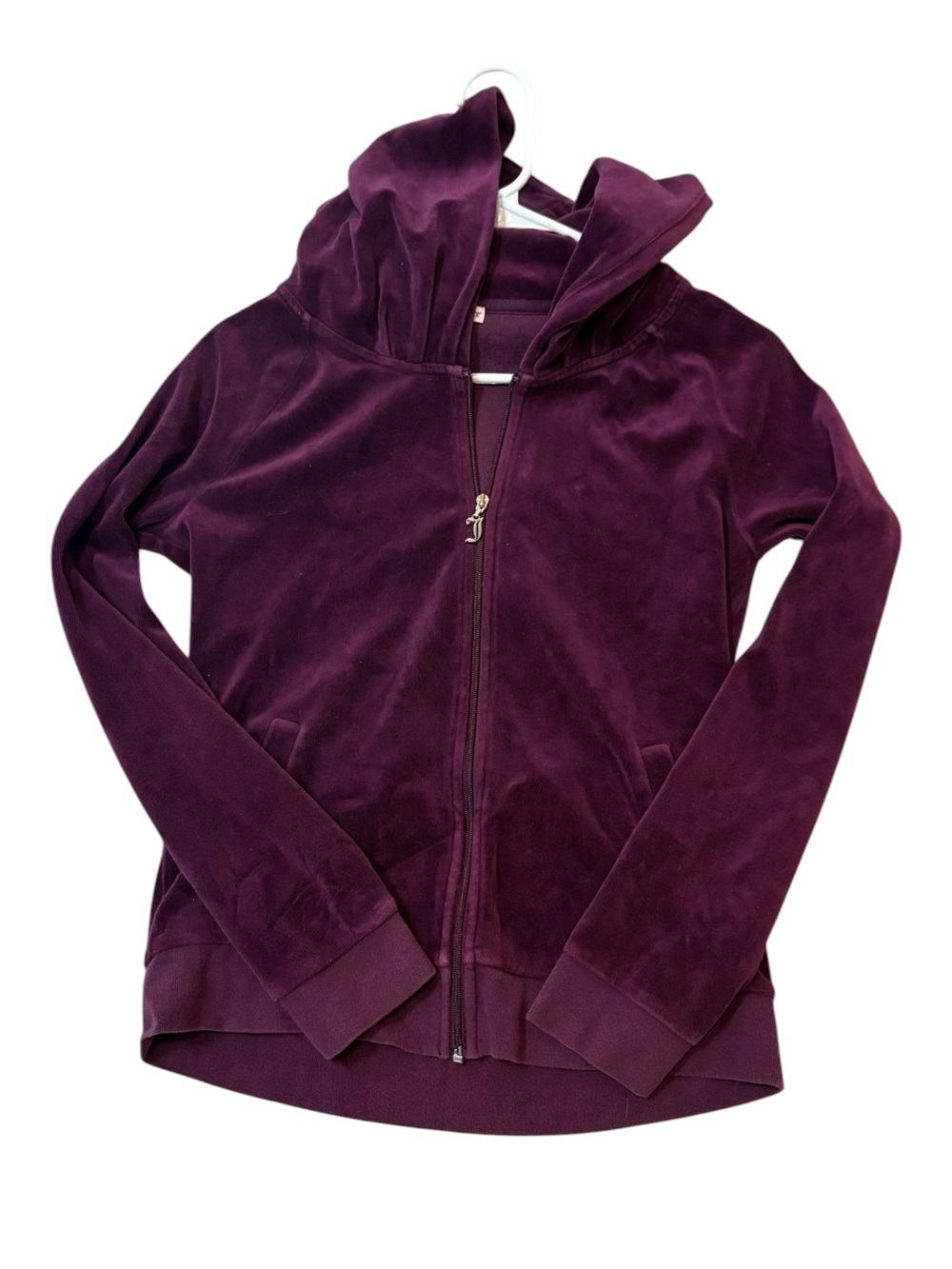 juicy couture Velour Hooded Zip Jacket - Plum